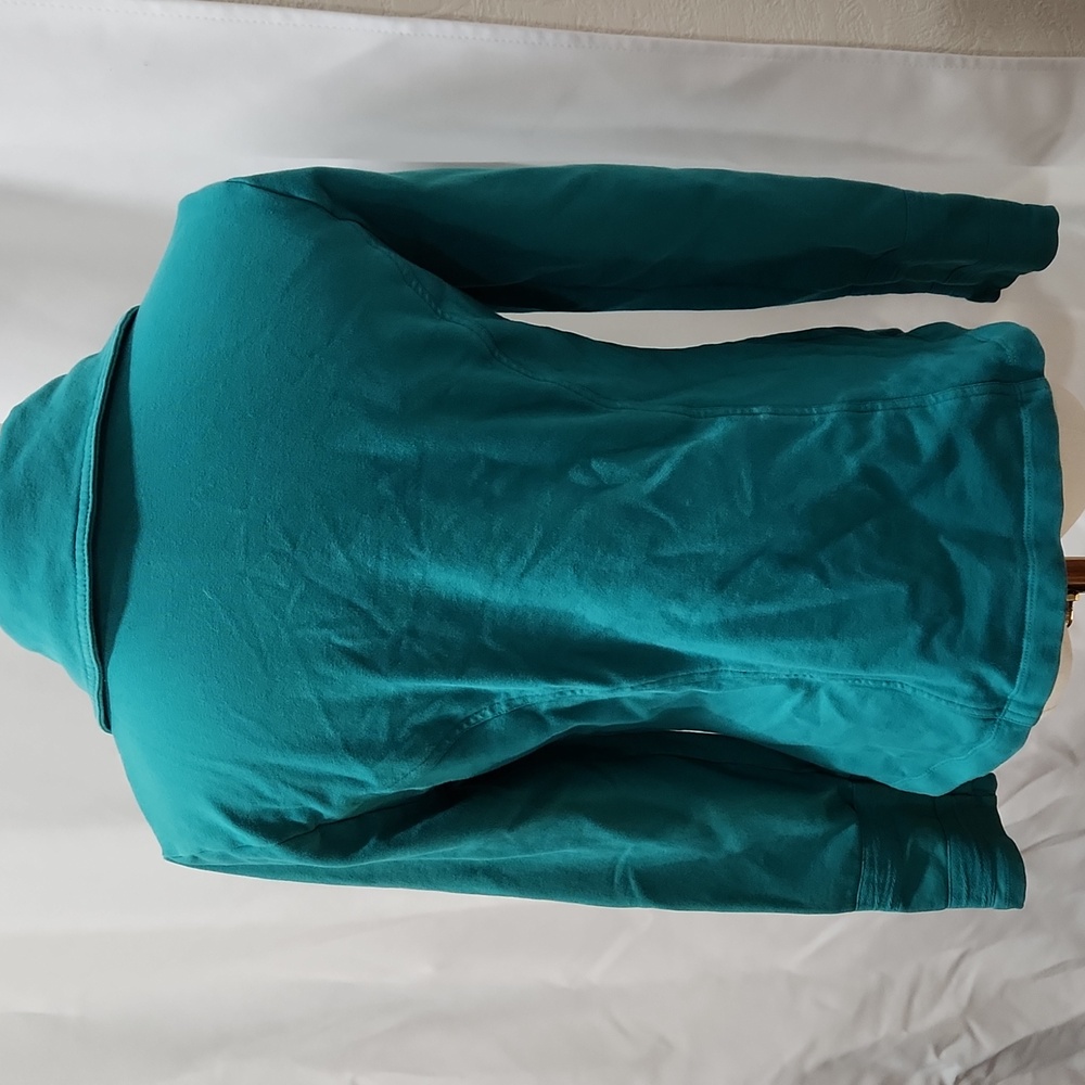 Teal Double Breasted Stretch Jacket - image 4
